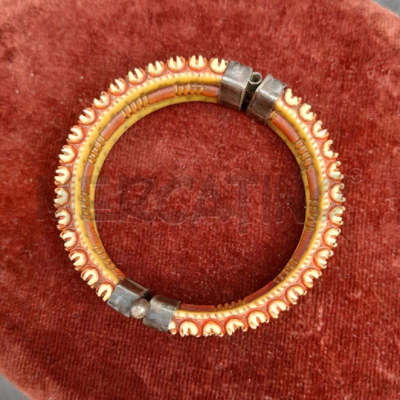 BRACCIALE RIG APRIB ROSSO E BEIGE  | Mercatino dell'Usato Roma garbatella 2