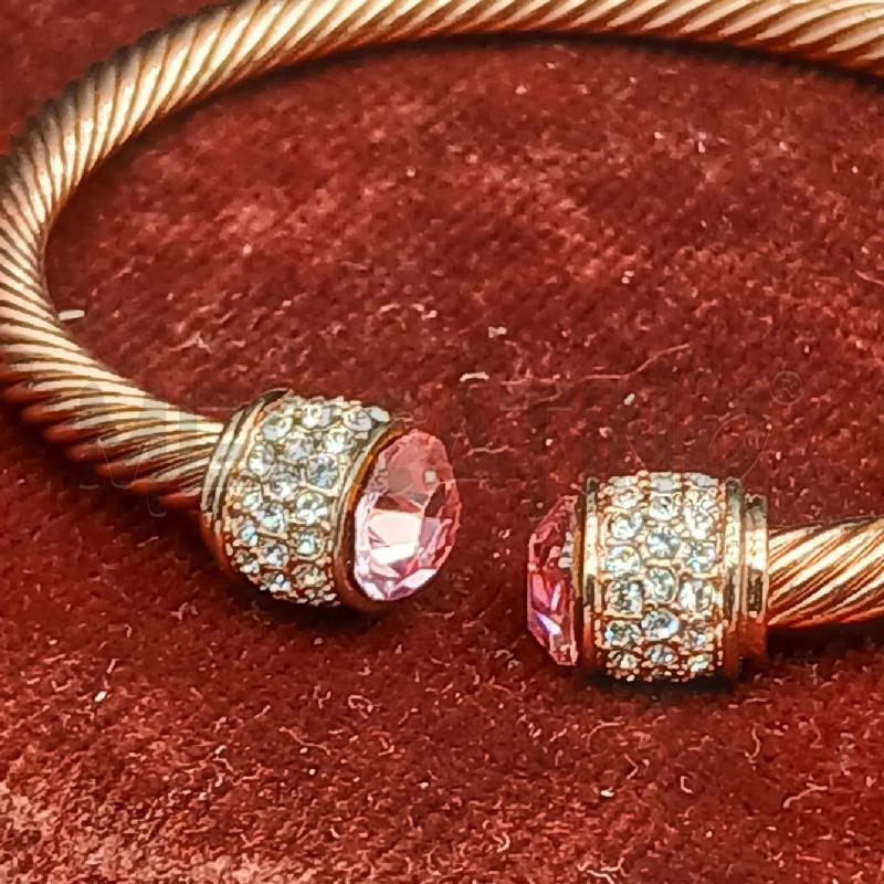 BRACCIALE ROSA PIETRA ROSA | Mercatino dell'Usato Roma garbatella 2
