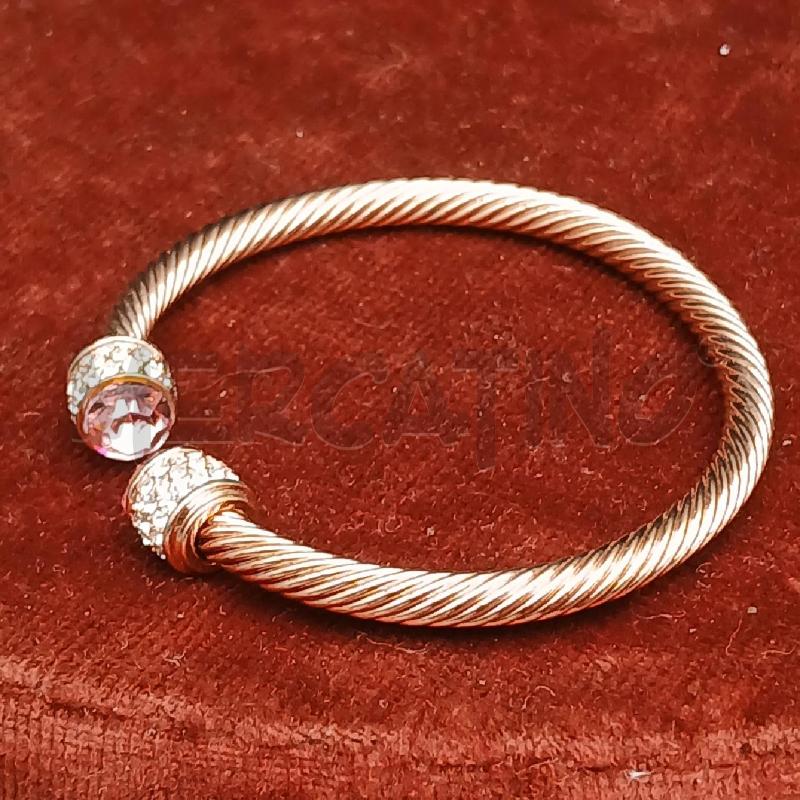 BRACCIALE ROSA PIETRA ROSA | Mercatino dell'Usato Roma garbatella 3