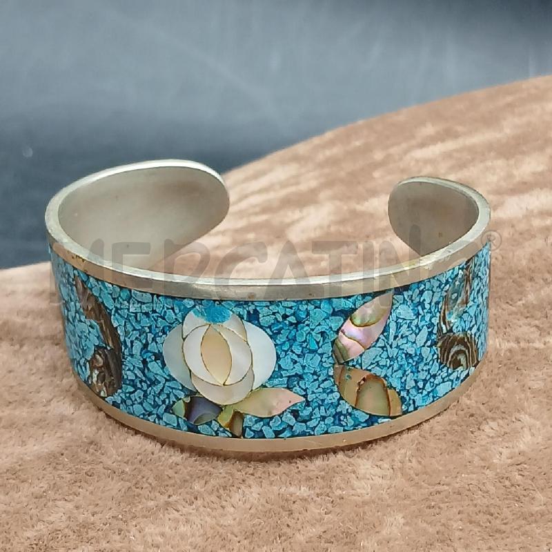 BRACCIALE SEMIRIGIDO ARG SMALTATO  | Mercatino dell'Usato Roma garbatella 1