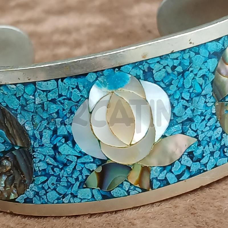 BRACCIALE SEMIRIGIDO ARG SMALTATO  | Mercatino dell'Usato Roma garbatella 4