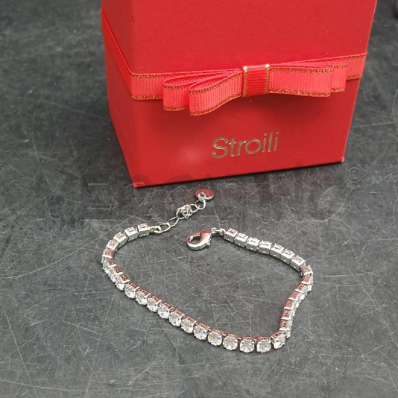 BRACCIALE STROILI STRASS BIANCO | Mercatino dell'Usato Roma garbatella 1