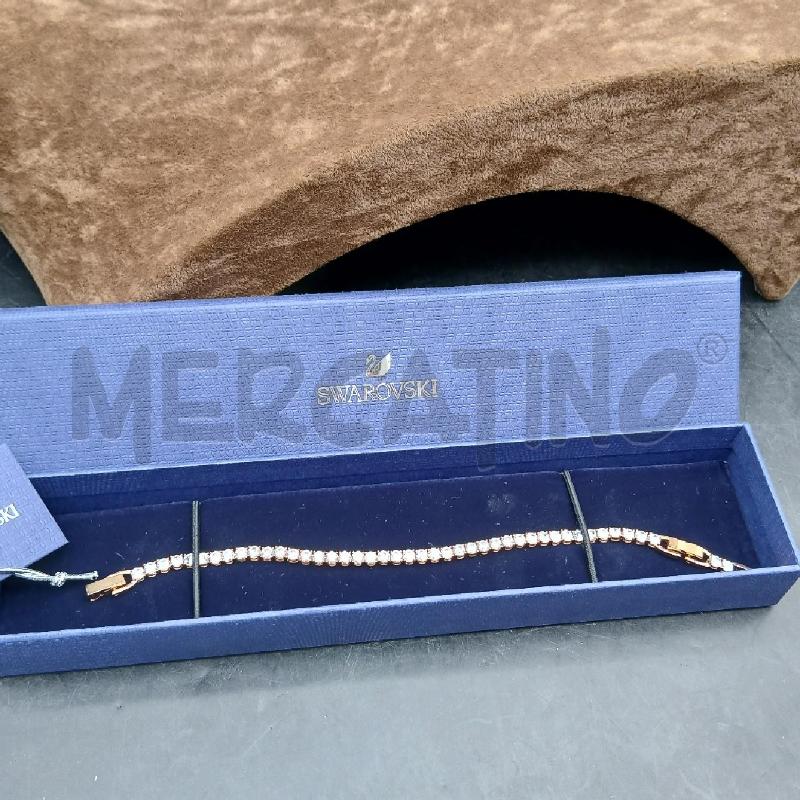 BRACCIALE TENNIS SWAROVSKI BIANCO  | Mercatino dell'Usato Roma garbatella 1