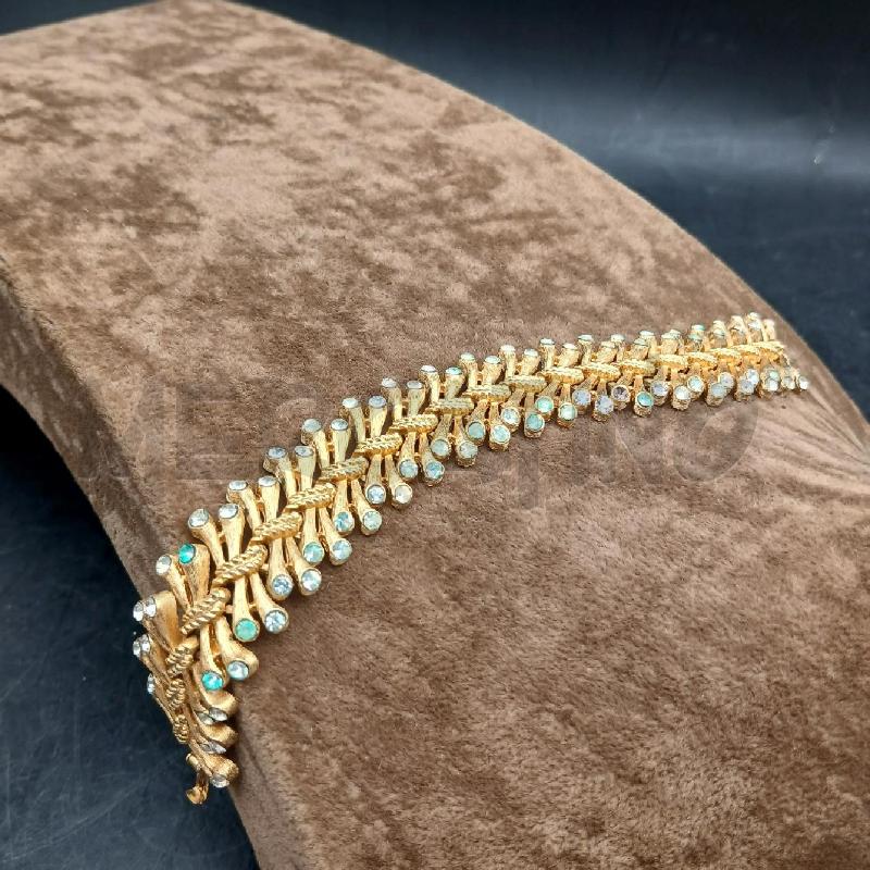 BRACCIALE TRIFARI DORATO STEC | Mercatino dell'Usato Roma garbatella 1