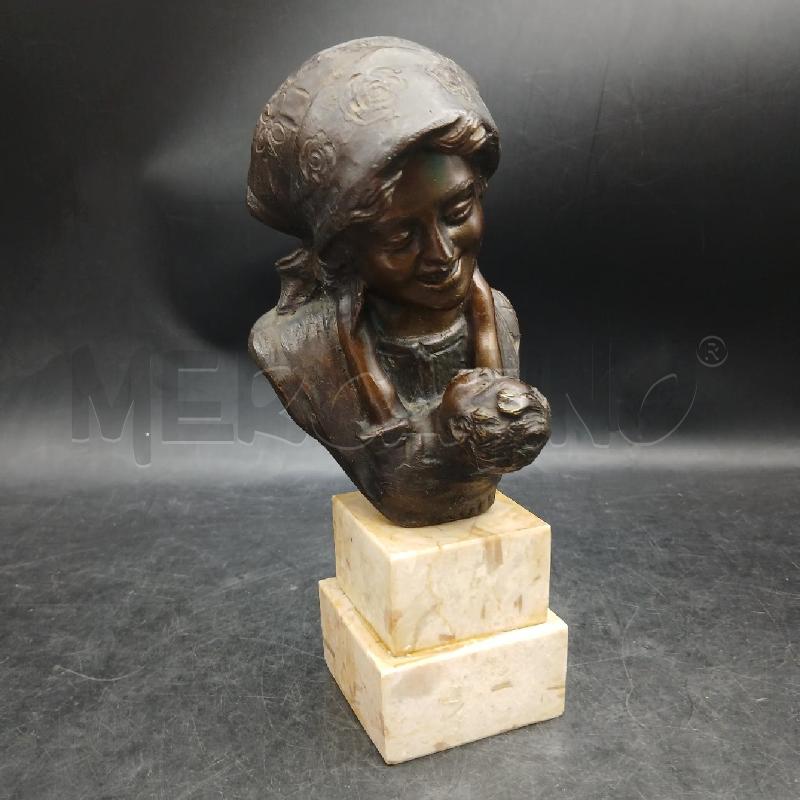 BRONZO MAMMA FIGLIOP B MARM  | Mercatino dell'Usato Roma garbatella 1
