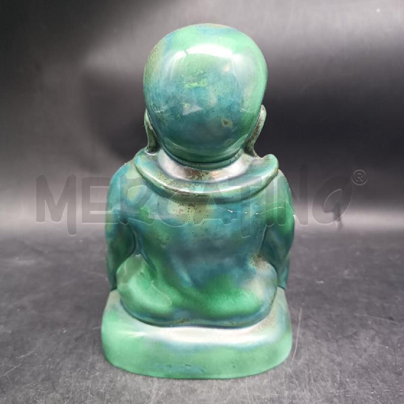 BUDDHA CERAMICA VERDE | Mercatino dell'Usato Roma garbatella 3