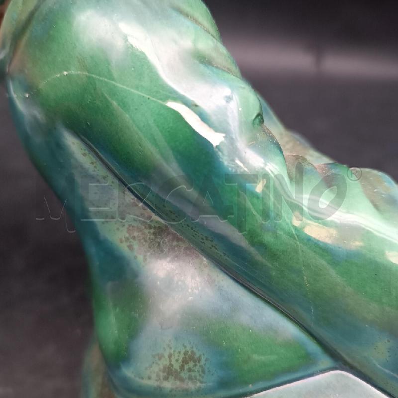 BUDDHA CERAMICA VERDE | Mercatino dell'Usato Roma garbatella 4