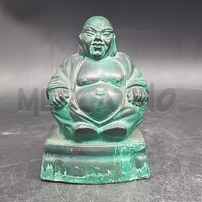 BUDDHA MET PATINA VERDE | Mercatino dell'Usato Roma garbatella 1