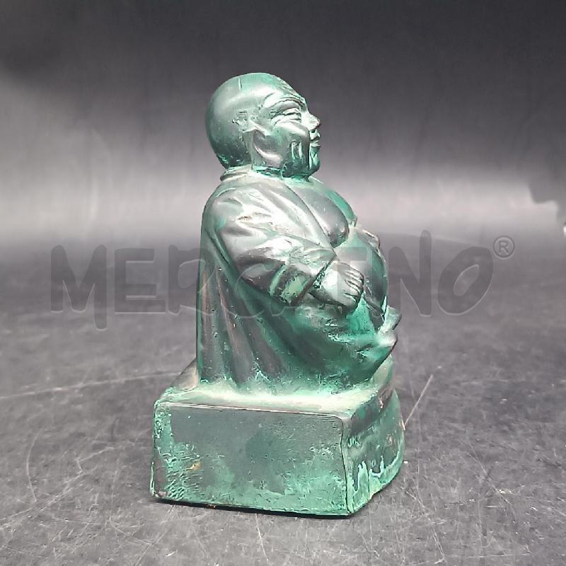 BUDDHA MET PATINA VERDE | Mercatino dell'Usato Roma garbatella 3
