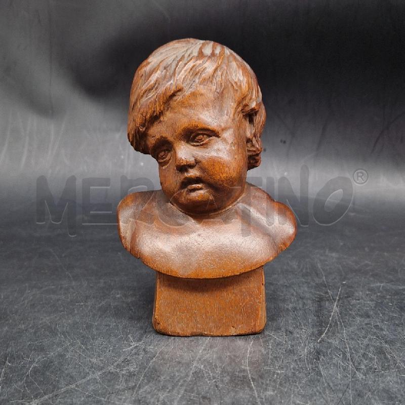 BUSTO LEGNO BIMBO | Mercatino dell'Usato Roma garbatella 1