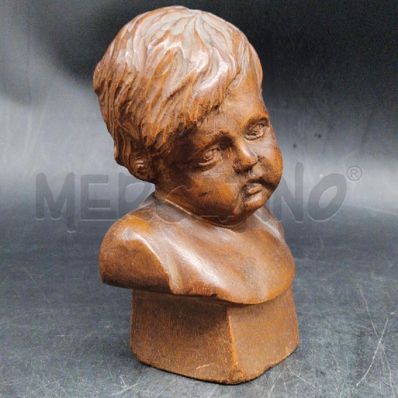 BUSTO LEGNO BIMBO | Mercatino dell'Usato Roma garbatella 2