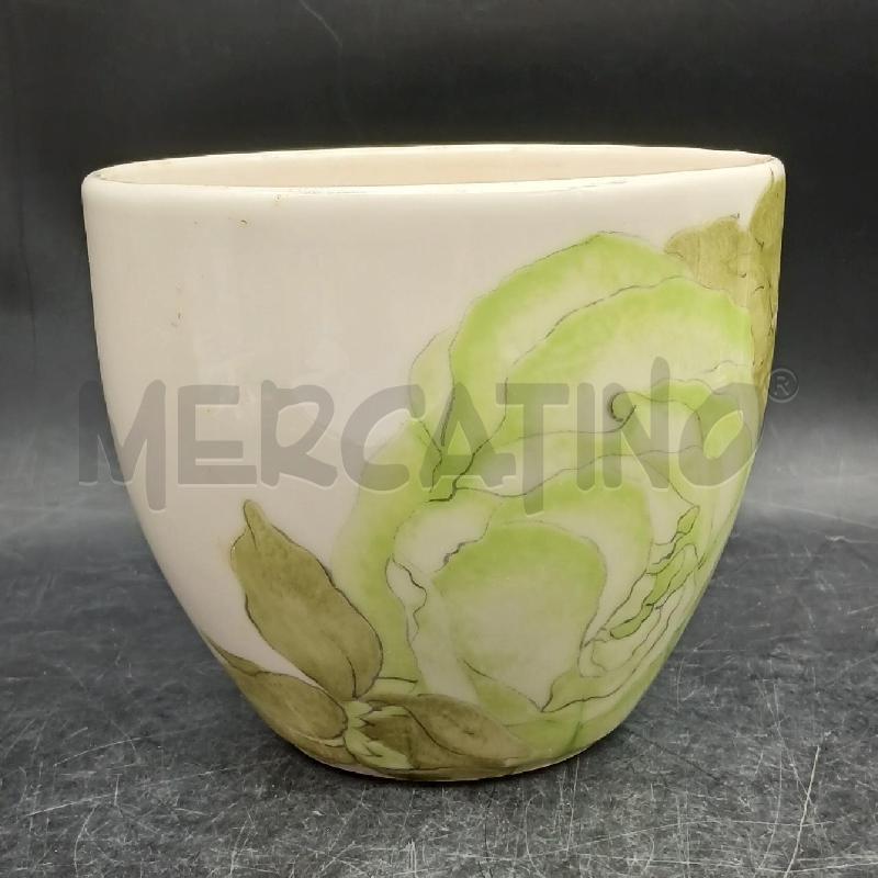 CACHEPOT FIORI VERDI ERNESTINE | Mercatino dell'Usato Roma garbatella 3