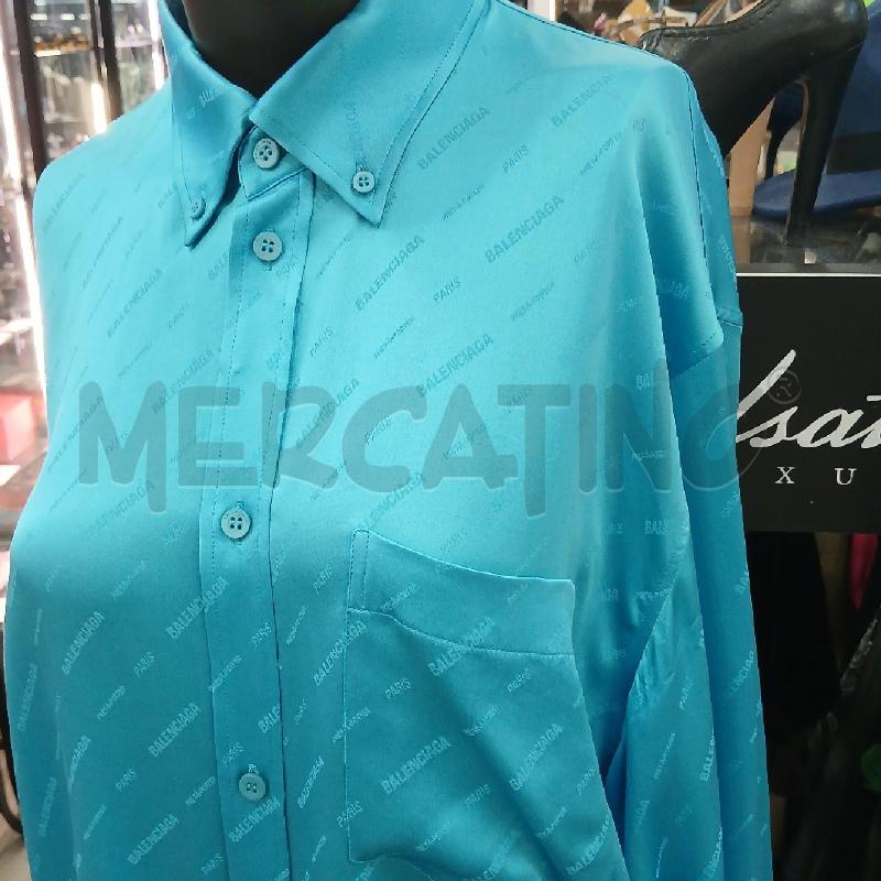 CAMICIA BALENCIAGA BLU | Mercatino dell'Usato Roma garbatella 2