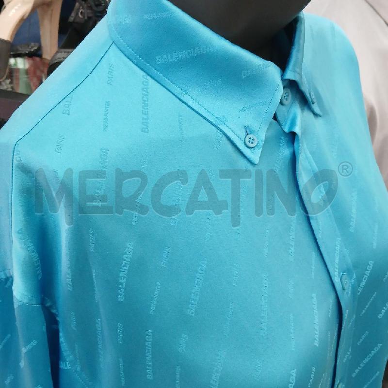 CAMICIA BALENCIAGA BLU | Mercatino dell'Usato Roma garbatella 3