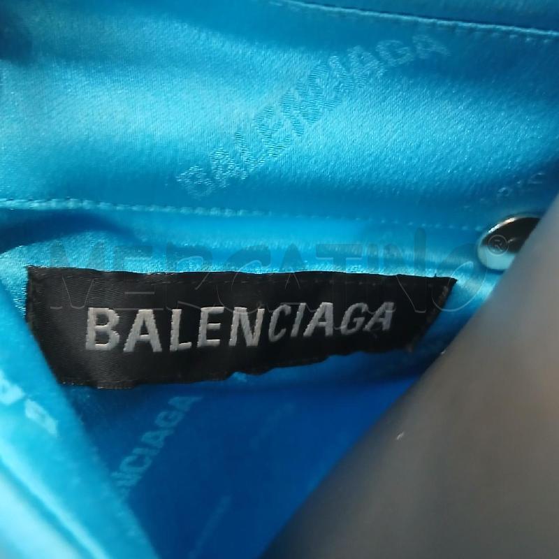 CAMICIA BALENCIAGA BLU | Mercatino dell'Usato Roma garbatella 4