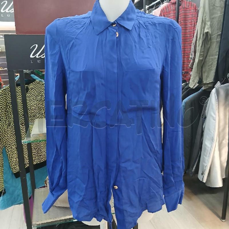 CAMICIA DONNA EMILIO PUCCI BLU  | Mercatino dell'Usato Roma garbatella 1