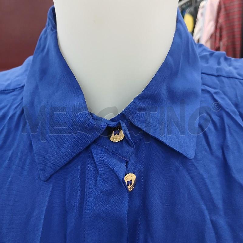 CAMICIA DONNA EMILIO PUCCI BLU  | Mercatino dell'Usato Roma garbatella 3