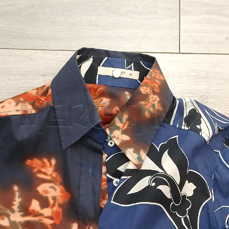CAMICIA DONNA ETRO BLU BIANCO NERO  | Mercatino dell'Usato Roma garbatella 2
