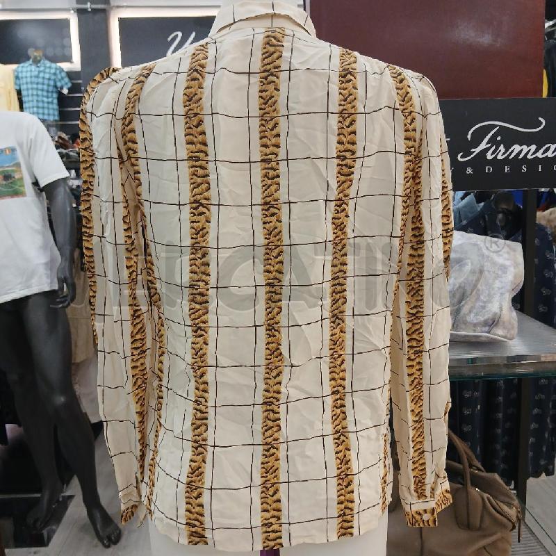CAMICIA DONNA VALENTINO BEIGE BANDE LEOPARDATO | Mercatino dell'Usato Roma garbatella 2