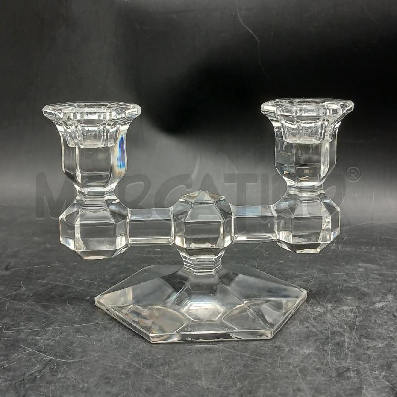 CANDELABRO CRISTALLO ST.LAMBERT | Mercatino dell'Usato Roma garbatella 1