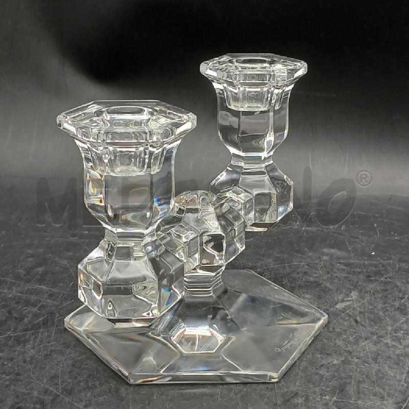 CANDELABRO CRISTALLO ST.LAMBERT | Mercatino dell'Usato Roma garbatella 2