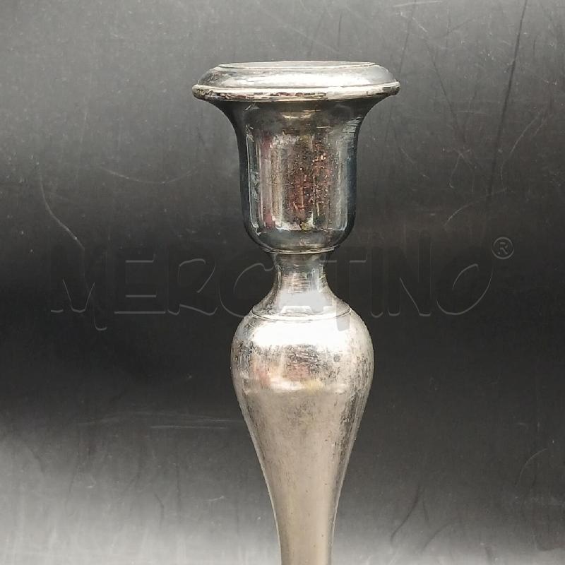 CANDELABRO METALLO EPOCA | Mercatino dell'Usato Roma garbatella 3