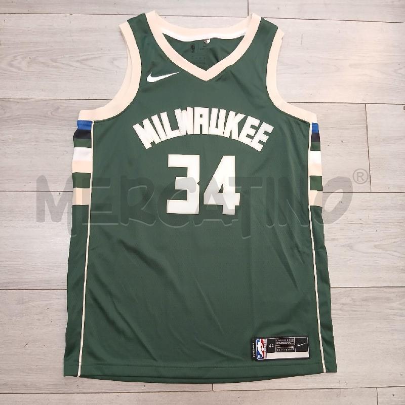CANOTTA UOMO BASKET MILWAUKEE ANTETOKOUNPO 34 | Mercatino dell'Usato Roma garbatella 1