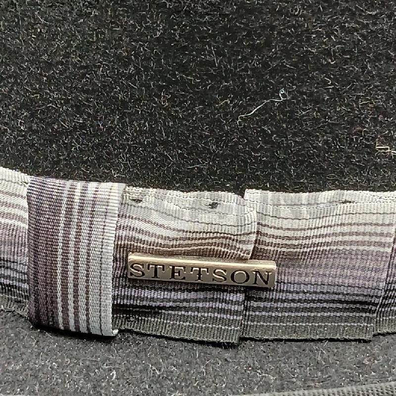 CAPPELLO DONNA STETSON NERO MEZZOCILINDRO | Mercatino dell'Usato Roma garbatella 2