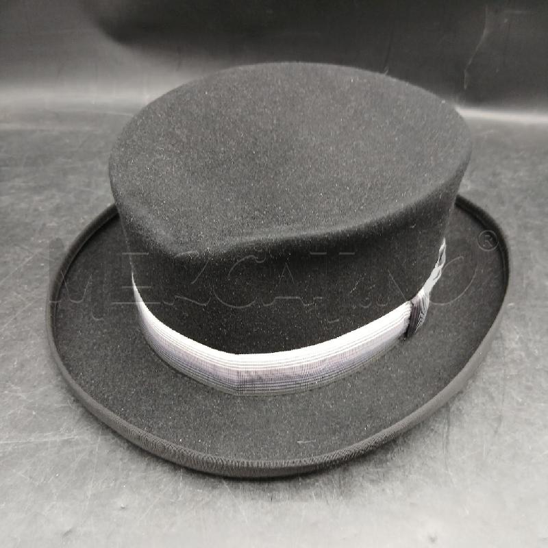 CAPPELLO DONNA STETSON NERO MEZZOCILINDRO | Mercatino dell'Usato Roma garbatella 3