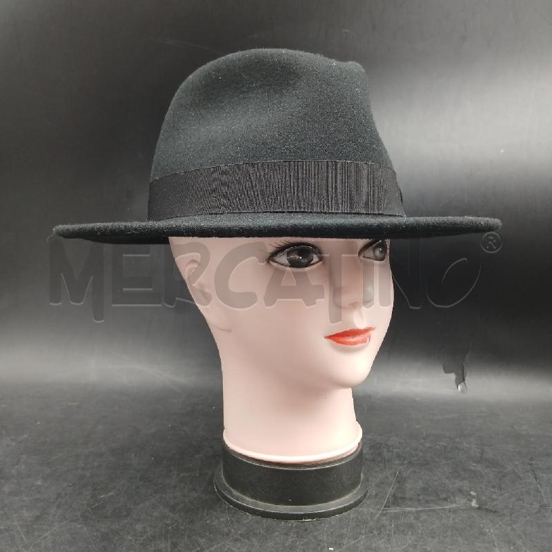 CAPPELLO UOMO BORSALINO NERO  | Mercatino dell'Usato Roma garbatella 1