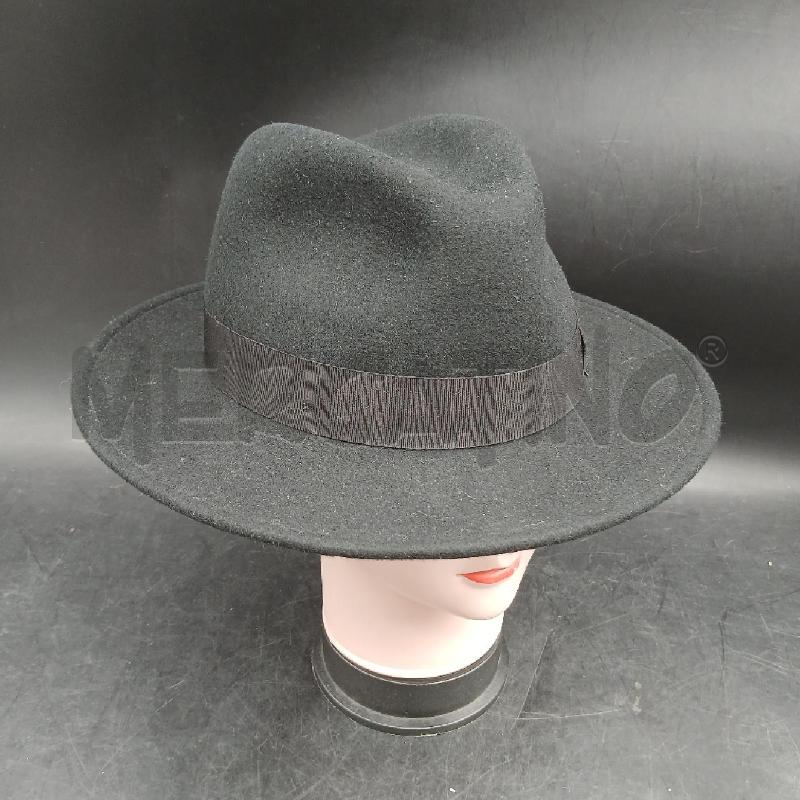 CAPPELLO UOMO BORSALINO NERO  | Mercatino dell'Usato Roma garbatella 2