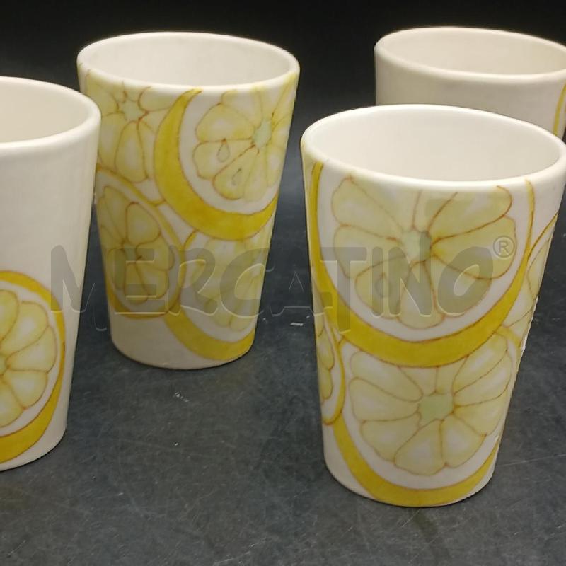 CARAFFA + BICCHIERI ERNESTINE LIMONI | Mercatino dell'Usato Roma garbatella 2