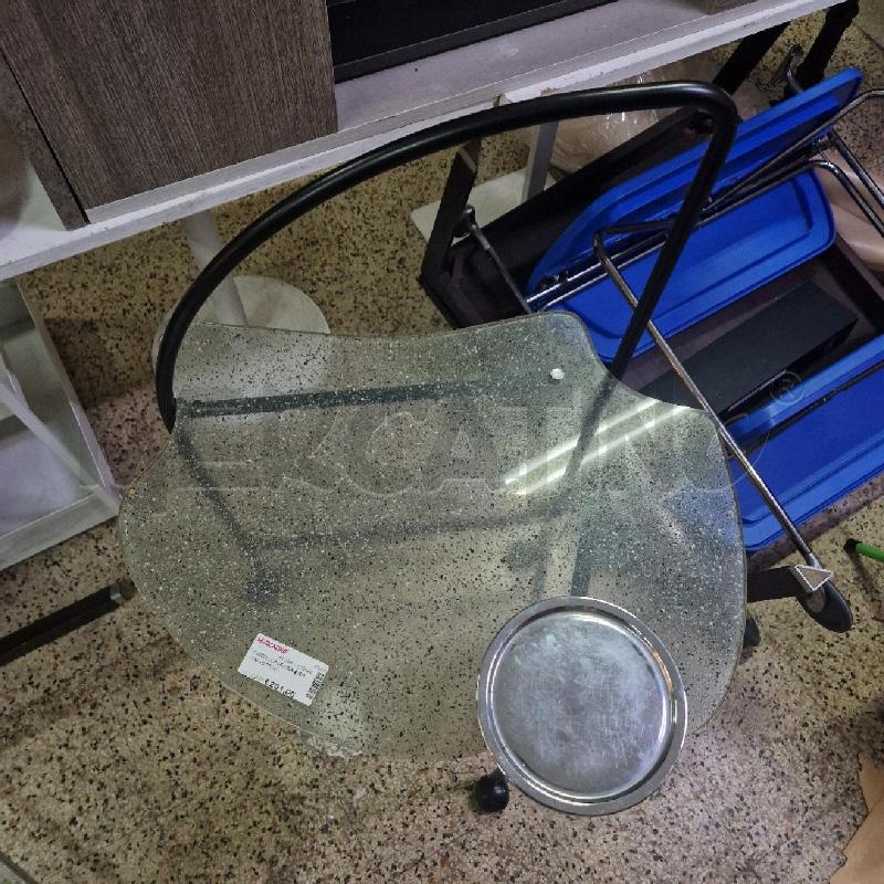 CARRELLO DESIGN 2 RIPIANI VETROO | Mercatino dell'Usato Roma garbatella 3