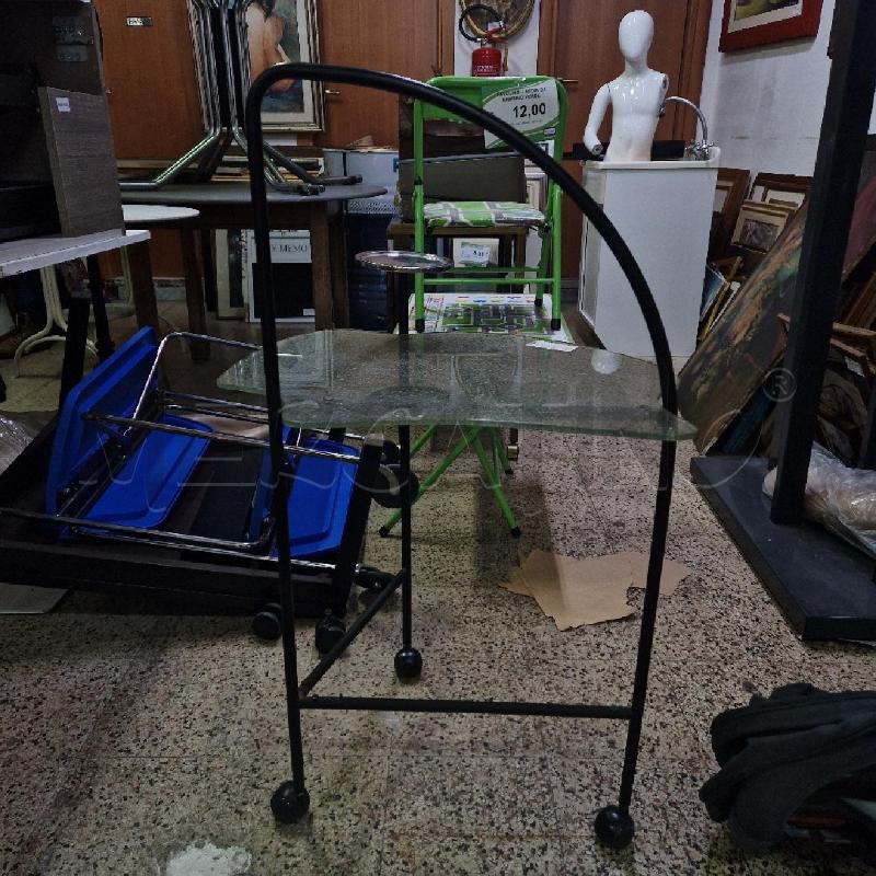 CARRELLO DESIGN 2 RIPIANI VETROO | Mercatino dell'Usato Roma garbatella 4