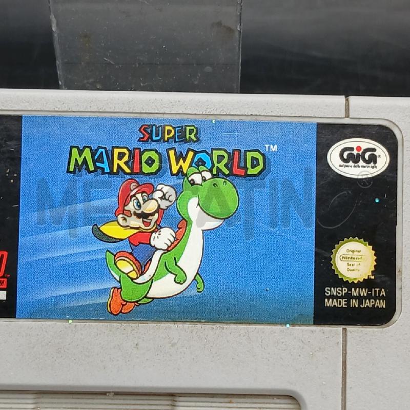 CARTUCCIA SNES PAL SUPER MARIO WORLD NON TESTATA | Mercatino dell'Usato Roma garbatella 2
