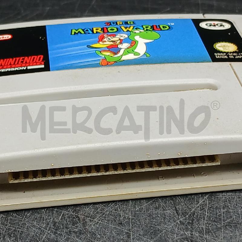 CARTUCCIA SNES PAL SUPER MARIO WORLD NON TESTATA | Mercatino dell'Usato Roma garbatella 4