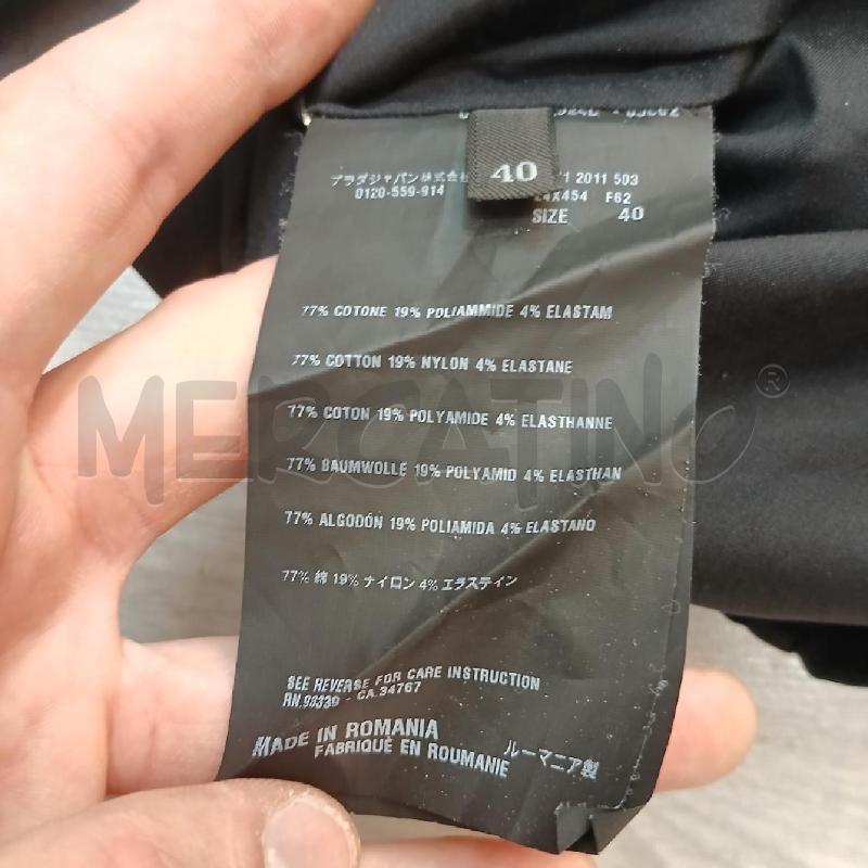 CASACCA DONNA PRADA NERO POST BOTTONE | Mercatino dell'Usato Roma garbatella 4