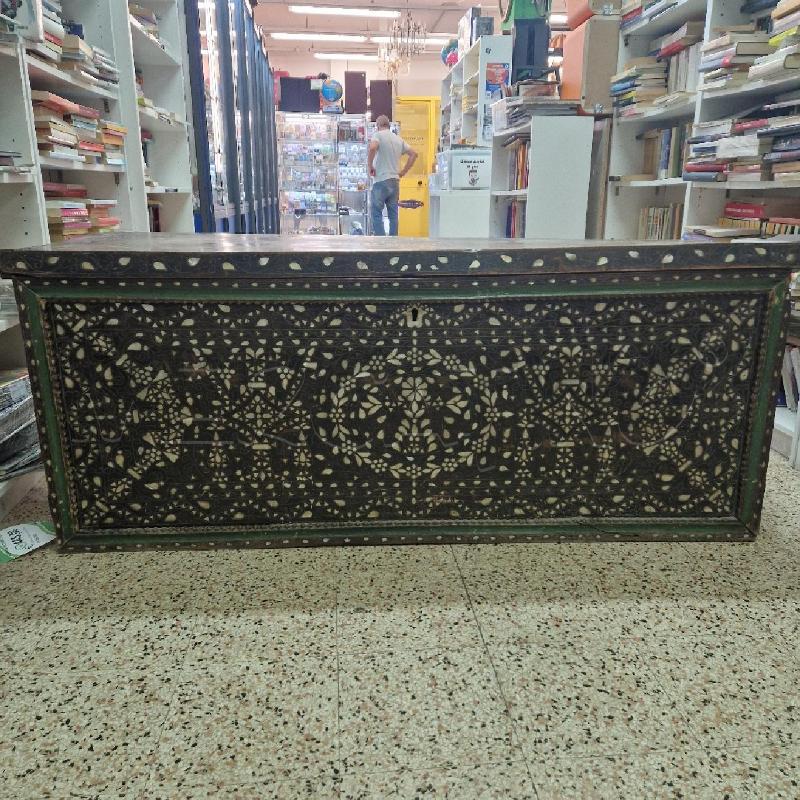 CASSAPANCA LEGNO ETNICA INTARSIO | Mercatino dell'Usato Roma garbatella 1