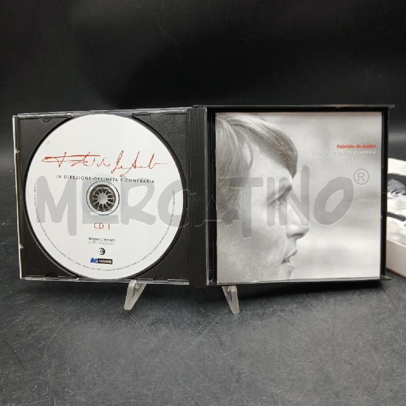 CD FABRIZIO DE ANDRE IN DIREZIONE OSTINATA E CONTRARIA | Mercatino dell'Usato Roma garbatella 4