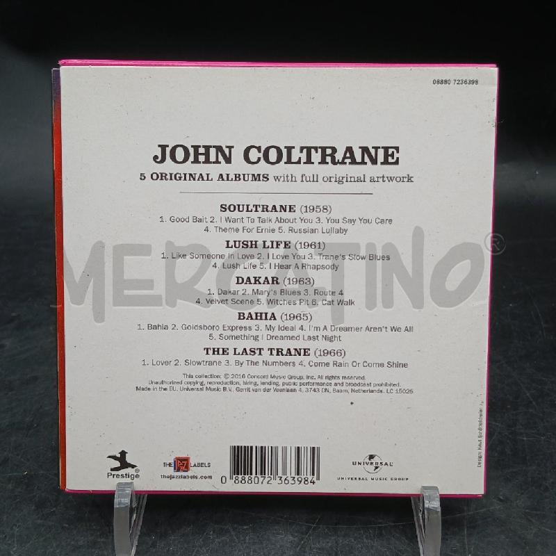 CD JOHN COLTRANE 5 ORIGINAL ALBUM | Mercatino dell'Usato Roma garbatella 2