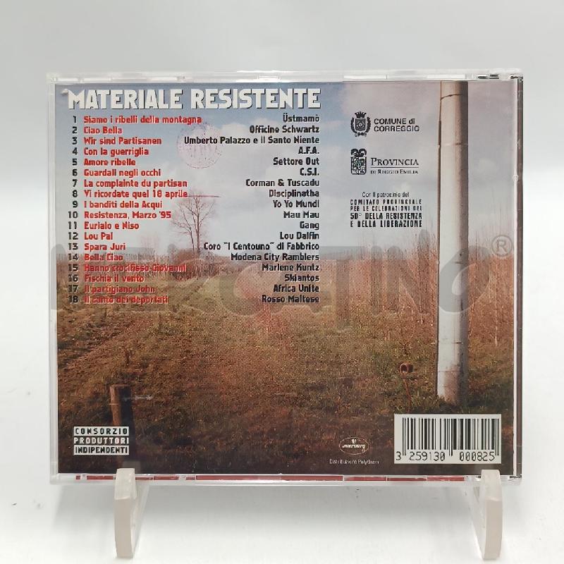 CD MATERIALE RESISTENTE 1945-1995 | Mercatino dell'Usato Roma garbatella 2