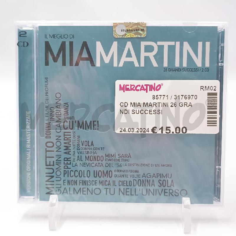 CD MIA MARTINI 26 GRANDI SUCCESSI | Mercatino dell'Usato Roma garbatella 1