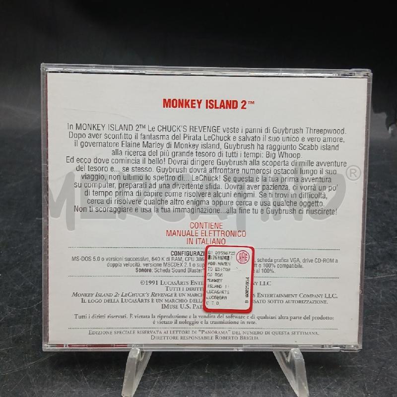 CD MONKEY ISLAND 2 | Mercatino dell'Usato Roma garbatella 2