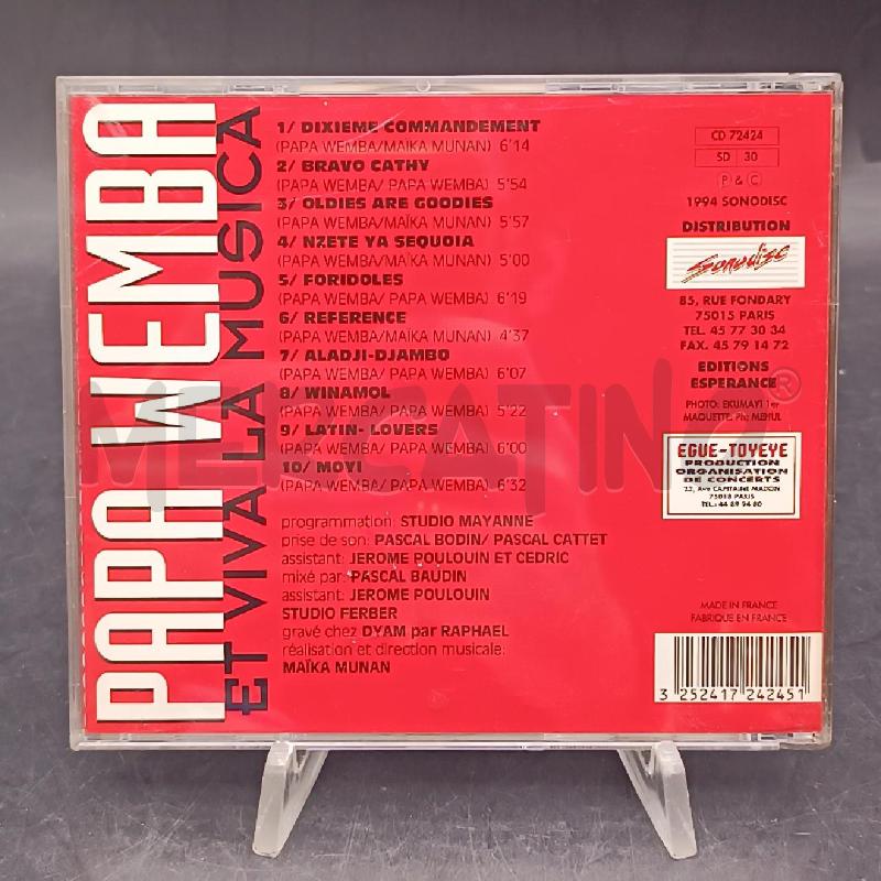 CD PAPA WEMBA ET VIVA LA MUISCA | Mercatino dell'Usato Roma garbatella 2