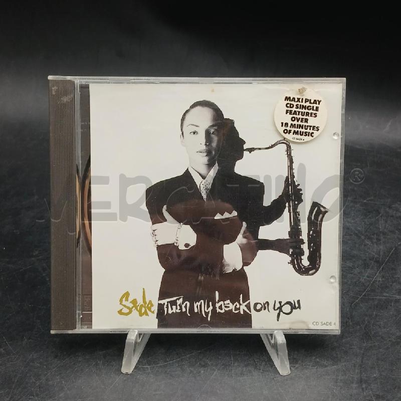 CD SADE TURN MY BACK ON YOU | Mercatino dell'Usato Roma garbatella 1