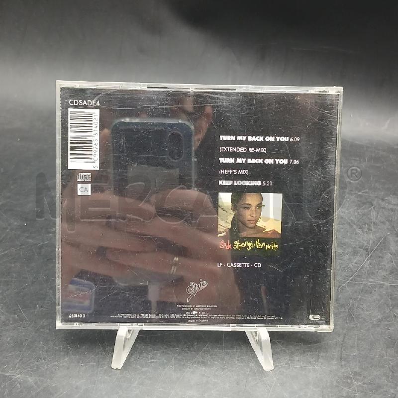 CD SADE TURN MY BACK ON YOU | Mercatino dell'Usato Roma garbatella 2