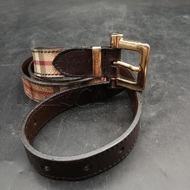 CINTURA DONNA BURBERRY CHECK  | Mercatino dell'Usato Roma garbatella 3