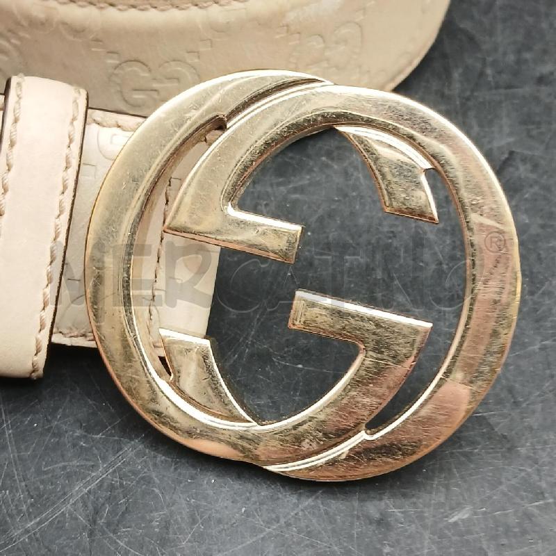 CINTURA D GUCCI BEIGE  | Mercatino dell'Usato Roma garbatella 2