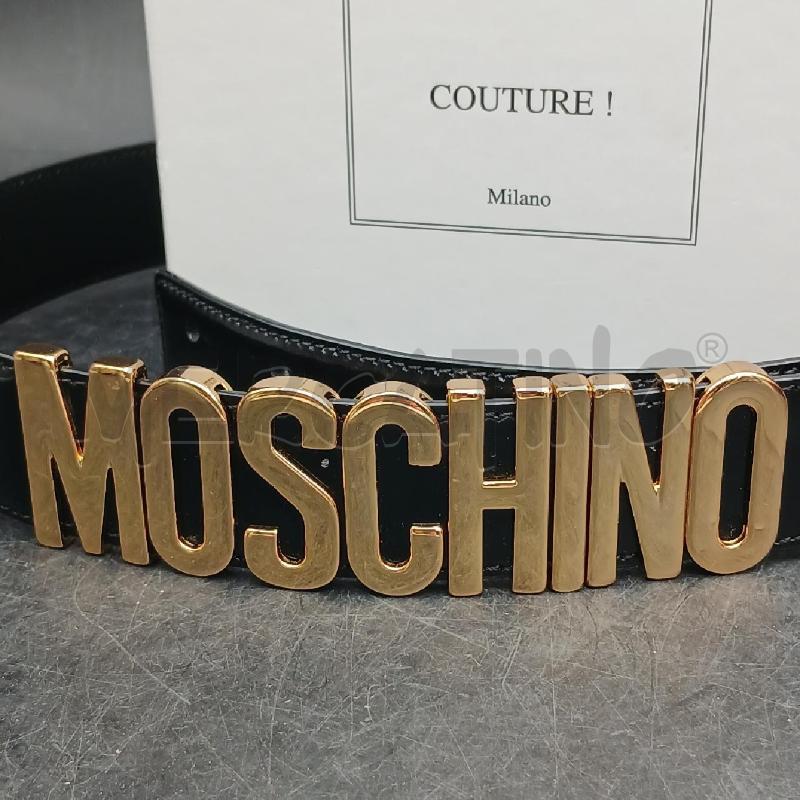 CINTURA D MOSCHINO COUTURE NERO DET DORATO  | Mercatino dell'Usato Roma garbatella 2