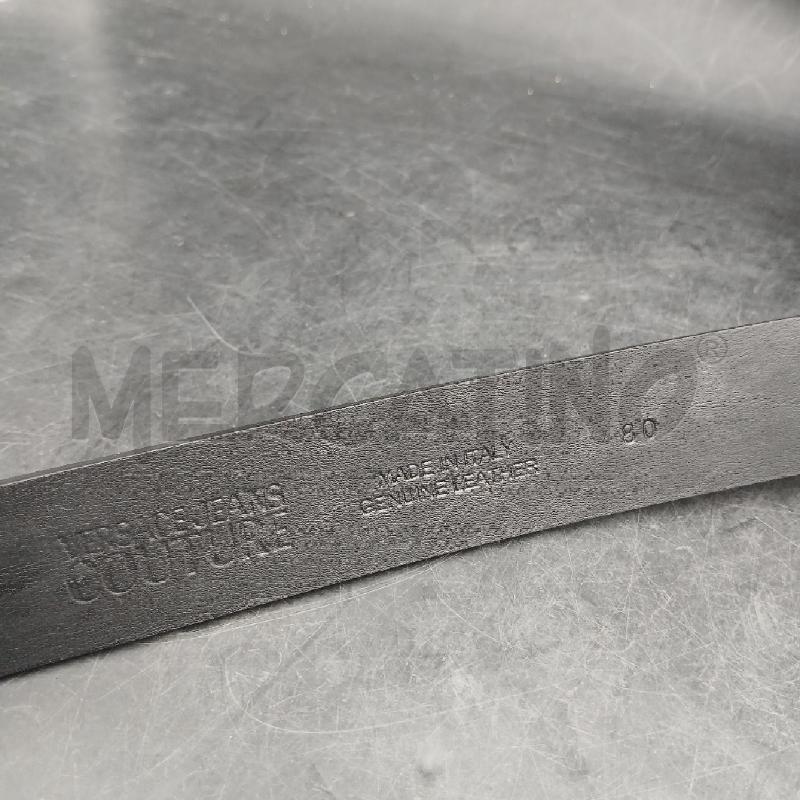 CINTURA D VERSACE JEANS NERO  | Mercatino dell'Usato Roma garbatella 4